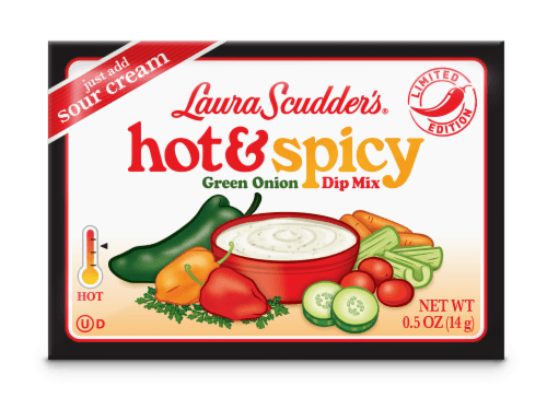 Laura Scudder'S Hot & Spicy Green Onion Dip Mix