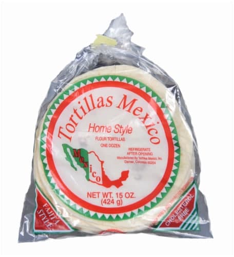 Tortillas Mexico Fajita Style Flour Tortillas