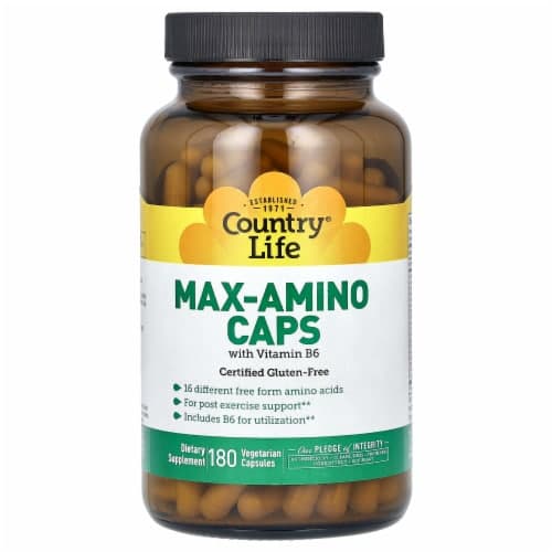 Country Life Max Amino With B6 Caps