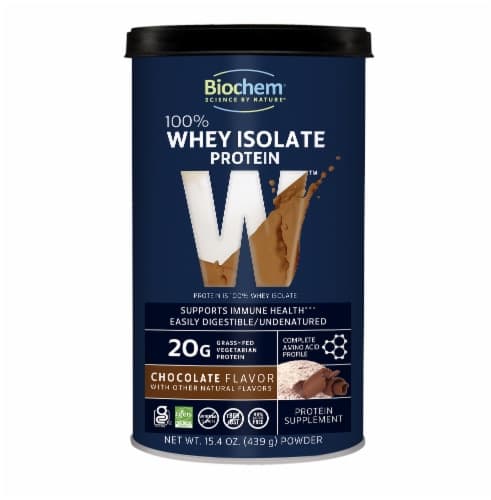 Biochem 100% Chocolate Flavor Whey Protein Isolate Powder