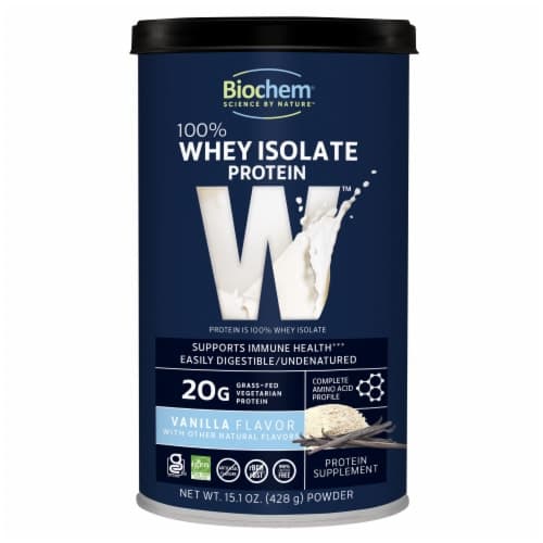 Biochem Vanilla Flavor 100% Whey Isolate Protein Powder