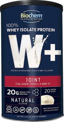 Biochem Sports  W+ Joint Whey Isolate Protein   Natural