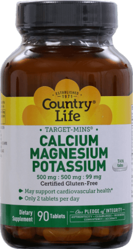 Country Life Calcium Magnesium & Potassium Thin