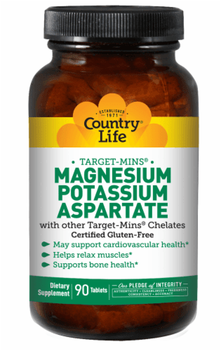 Country Life Target-Mins Magnesium Potassium Aspartate