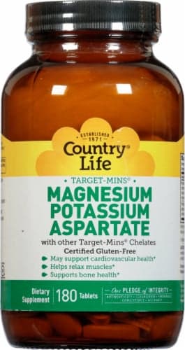 Country Life Magnesium Potassium & Aspartate Thin