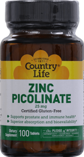 Country Life Zinc Picolinate
