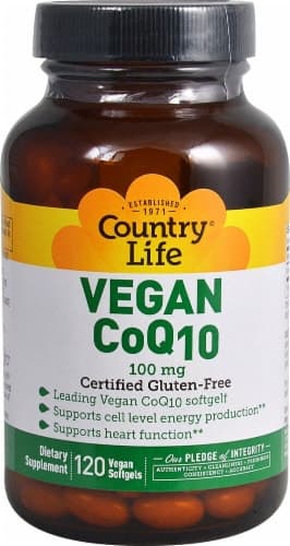 Country Life Vegan Coq10 Vegan Softgels