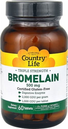 Country Life  Triple Strength Bromelain