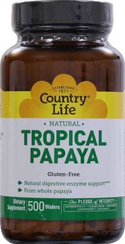 Country Life Tropical Papaya Gluten Free Wafers