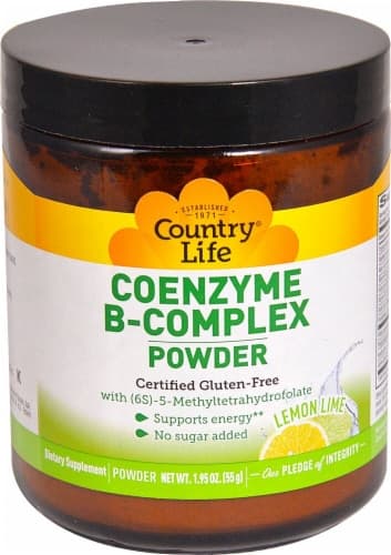 Country Life Coenzyme B-Complex Lemon Lime Flavor Powder