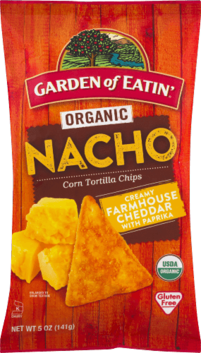 Garden Of Eatin Tortilla Chips, Corn, Organic, Nacho