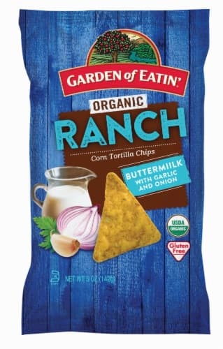 Garden Of Eatin Tortilla Chips, Corn, Organic, Ranch