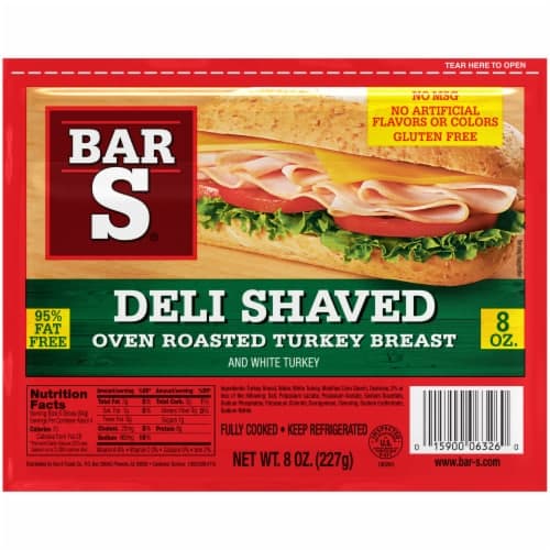 Deli Shaved Oven Roasted Turkey Breast Lunch Meat