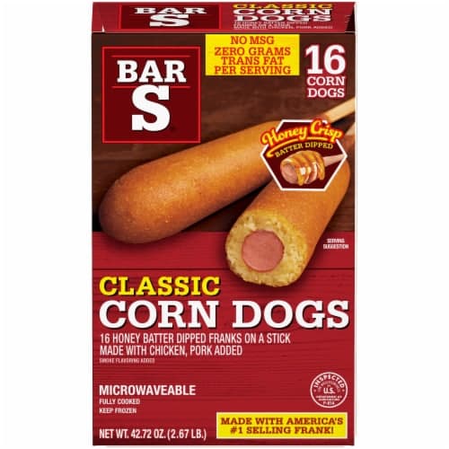 Bar-S Corn Dogs Honey Batter Dipped