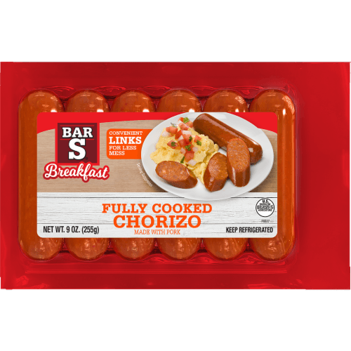 Bar-S Breakfast Fully Cooked Pork Chorizo Links