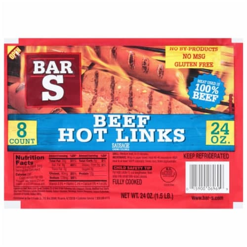 Bar-S Beef Hot Links