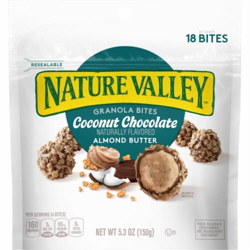 Nature Valley Granola Bites, Almond Butter, Toasted Coconut Chocolate