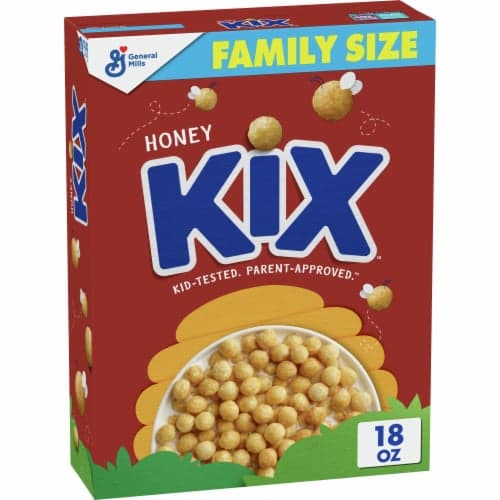 Kix Lightly Sweetened Crispy Corn Puffs Honey
