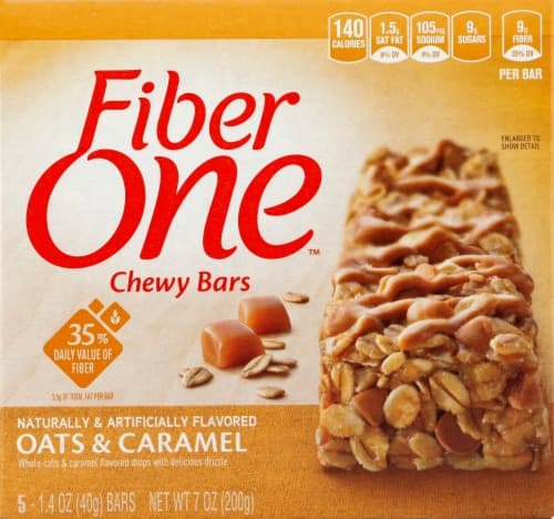 Fiber One Chewy Bars, Oats & Caramel