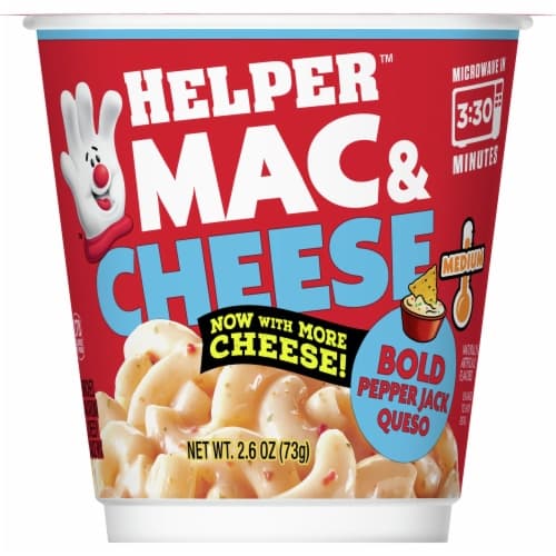 Helper Medium Bold Pepper Jack Queso Mac & Cheese Cup\Tub