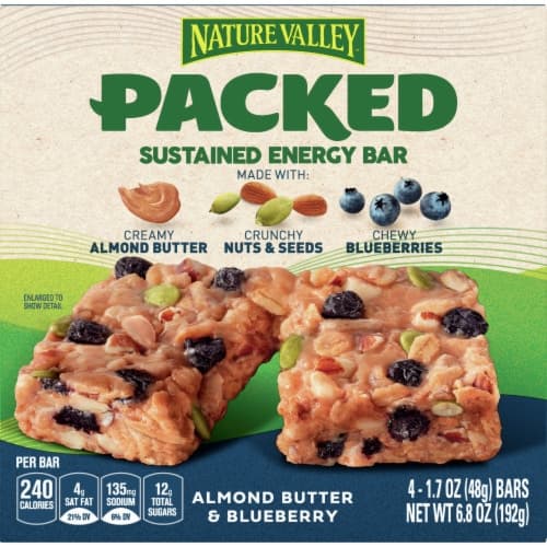 Nature Valley Packed Almond Butter & Blueberry Sustained Energy Bar