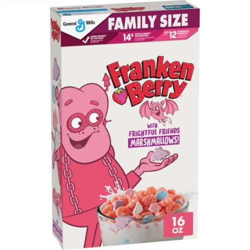 General Mills Franken Berry Halloween Cereal