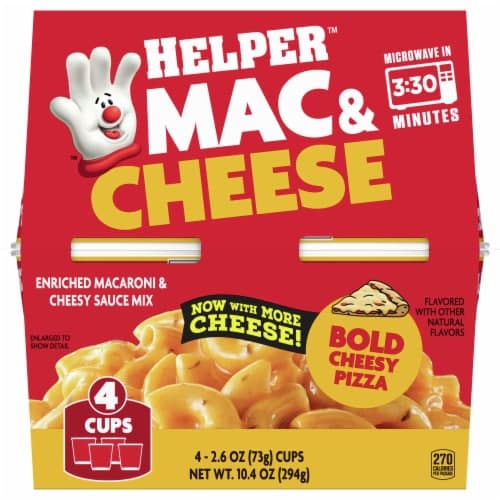 Hamburger Helper Bold Cheesy Pizza Mac & Cheese Microwave