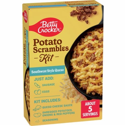 Betty Crocker Potato Scrambles Kit Southwest Style Queso