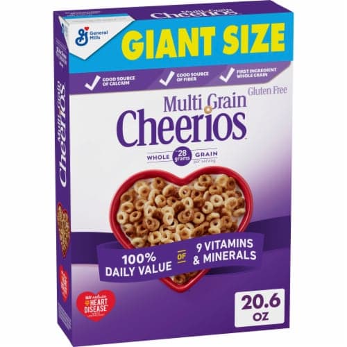 Multi Grain Cheerios Lightly Sweetened Cereal