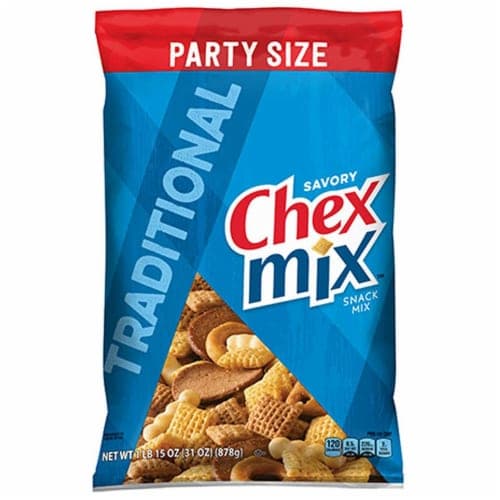 Chex Mix Party Size Traditional Snack Mix