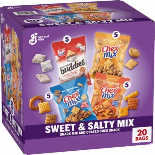 Sweet & Salty Mix Muddy Buddies And Chex Mix Snacks Variety