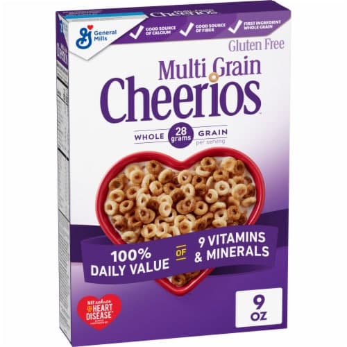 Cheerios Cereal Multi Grain Lightly Sweetened Gluten Free