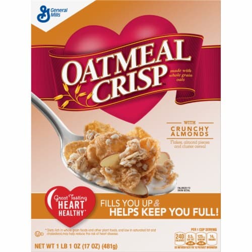 Oatmeal Crisp Cereal, With Crunchy Almonds