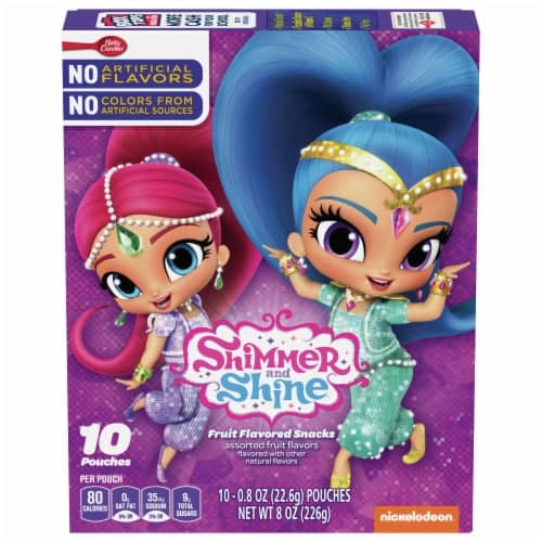 Betty Crocker Fruit Flavored Snacks, Shimmer And Shine, Assorted Fruit Flavors