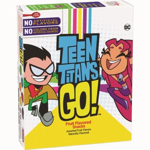 Betty Crocker Fruit Flavored Snacks, Teen Titans Go!, Assorted Fruit Flavors