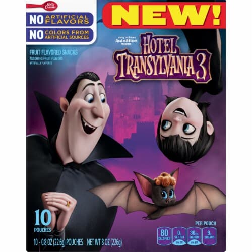 Betty Crocker Snacks, Hotel Transylvania 3, Fruit Flavored