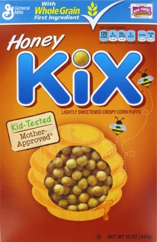 Honey Kix Breakfast Cereal, Crispy Corn Puffs Cereal
