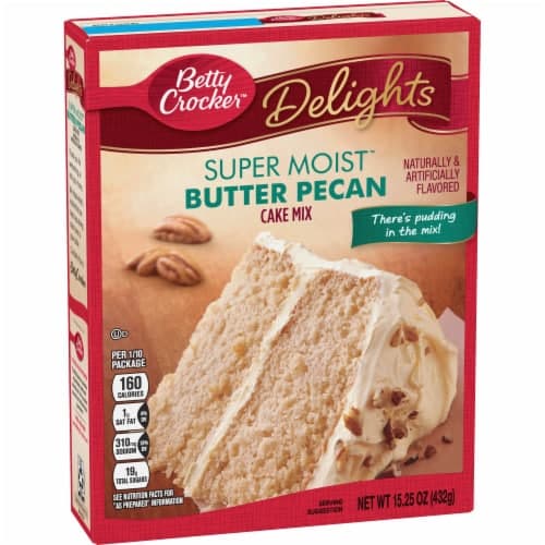 Is it Low FODMAP? Betty Crocker Delights Cake Mix Super Moist Butter Pecan