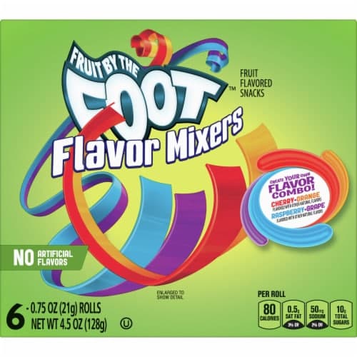 Fruit By The Foot Fruit Flavored Snacks, Flavor Mixers