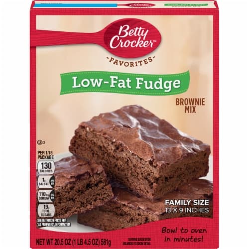 Betty Crocker Low Fat Brownie Mix Fudge Family Size (13X9 Inches
