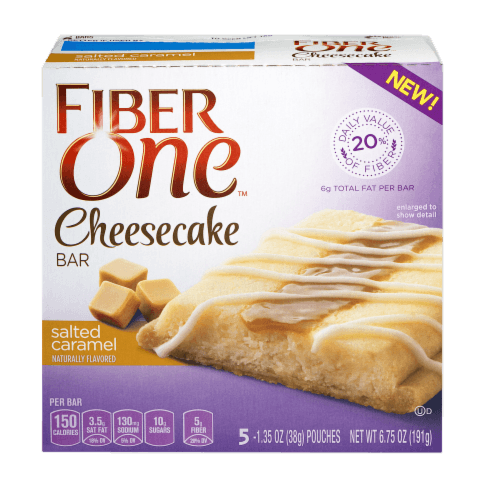 Fiber One Cheesecake Bar, Salted Caramel