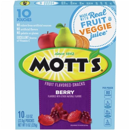 Mott'S Fruit Flavored Snacks, Berry