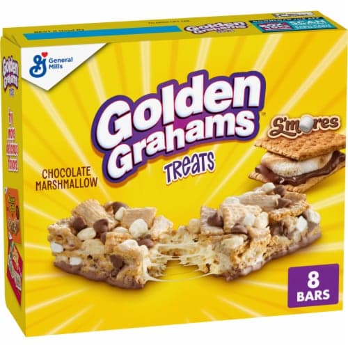 Golden Grahams Treats Bar Smores Chocolate Marshmallow