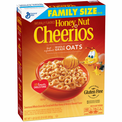 Honey Nut Cheerios Gluten Free Cereal Family Size