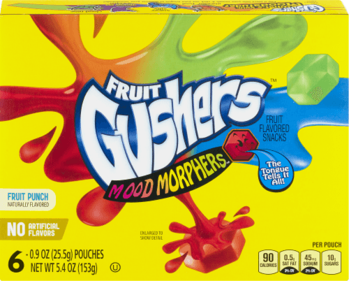 Fruit Gushers Mood Morphers Fruit Flavored Snacks, Fruit Punch