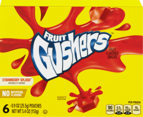 Fruit Gushers Fruit Flavored Snacks, Strawberry Splash