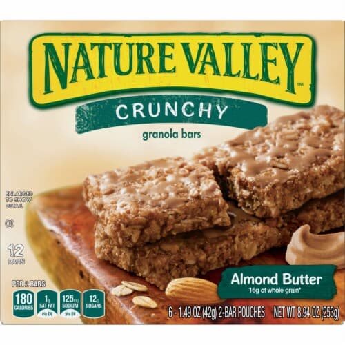 Nature Valley Granola Bars, Almond Butter, Crunchy