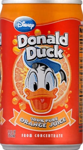 Disney Donald Duck Orange 100% Pure Juice