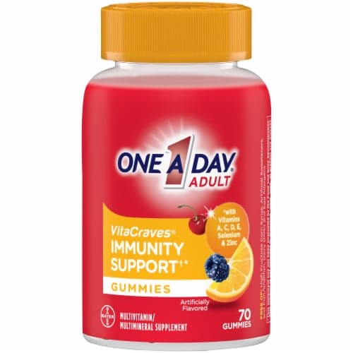 One A Day Vitacraves Multivitamin Gummy Immunity Support