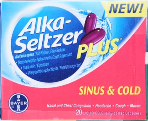 Alka-Seltzer Plus Severe Sinus, Cold & Cough Liquid Gels
